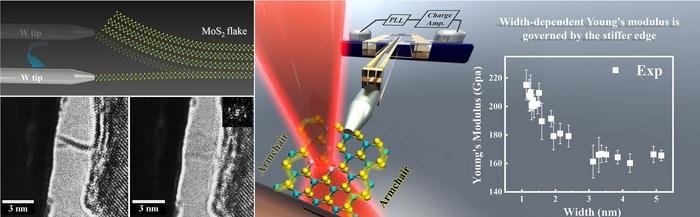 Studying the Mechanical Response of Single-Layer Molybdenum Disulfide Nanoribbons