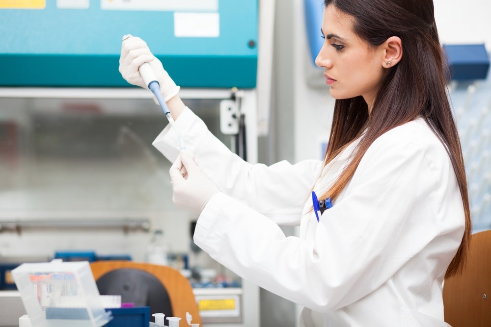Scientist at work in a laboratory