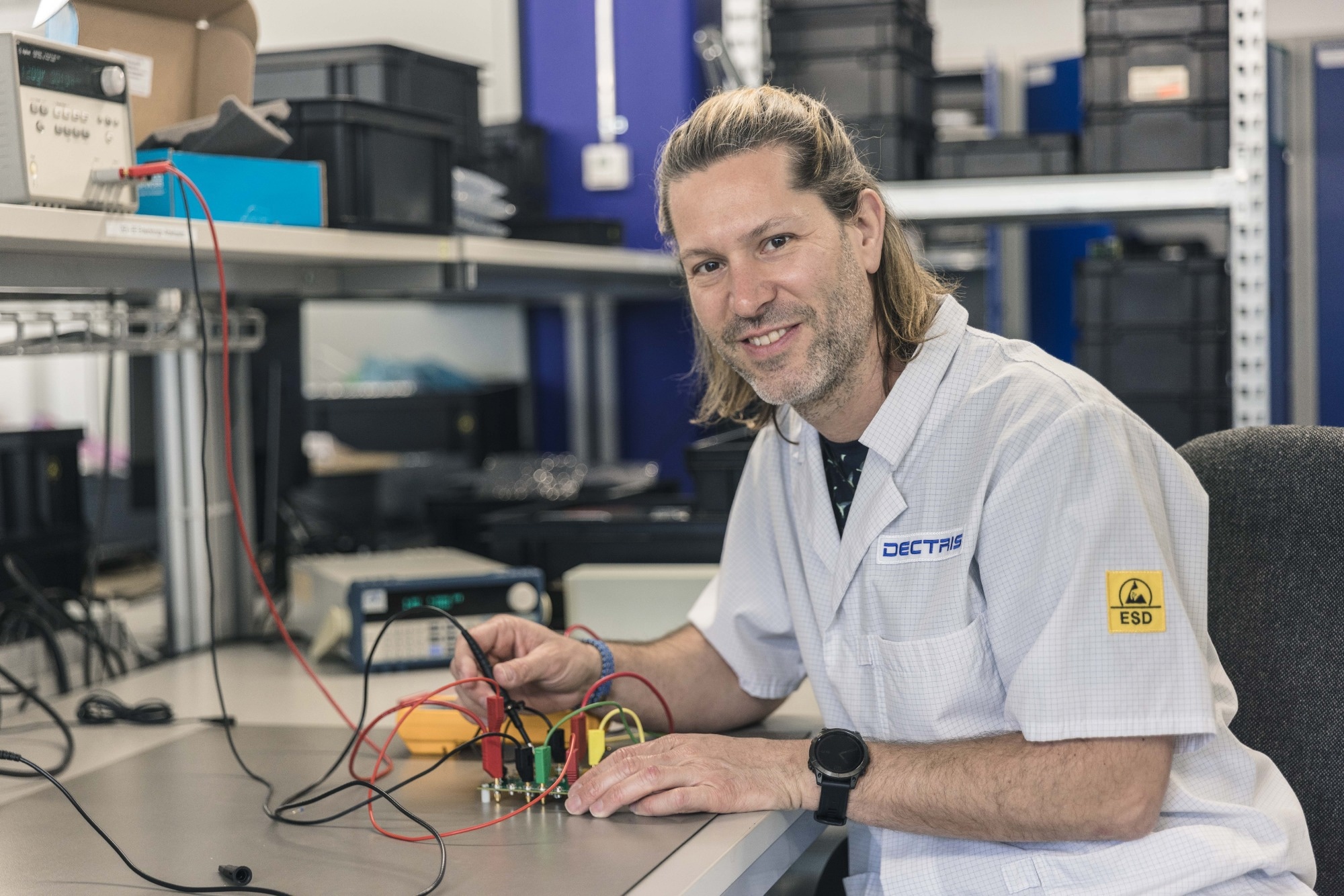 Rolf Bachmann working