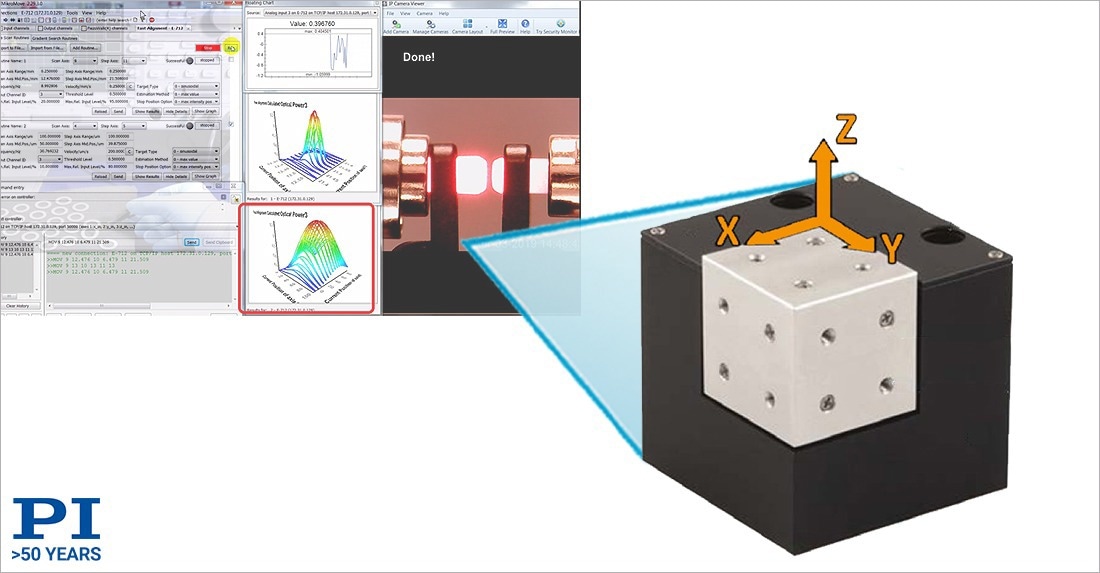 XYZ Nanopositioning Stage for Scanning and Positioning in Photonics and Microscopy Applications