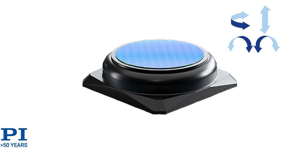Highly Dynamic 4DOF Piezo Wafer Stage for Inspection and Metrology, new from PI