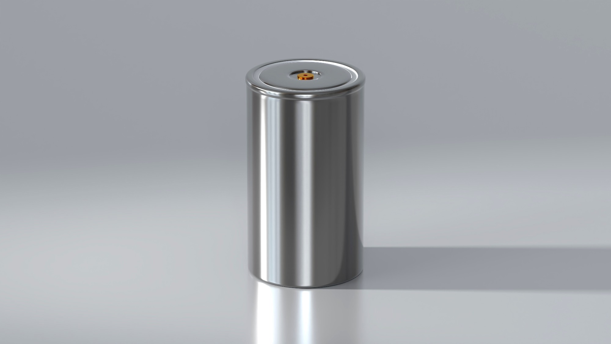 battery cell for battery modules on white background