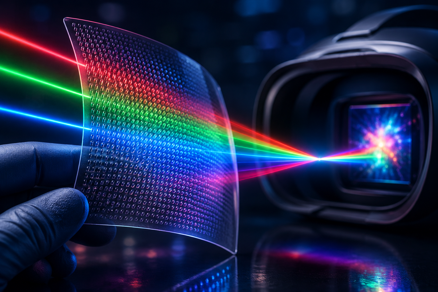 azonano.com - Printable 3D Metalenses Bring Full-Colour VR Displays Closer to Scalable Nanomanufacturing