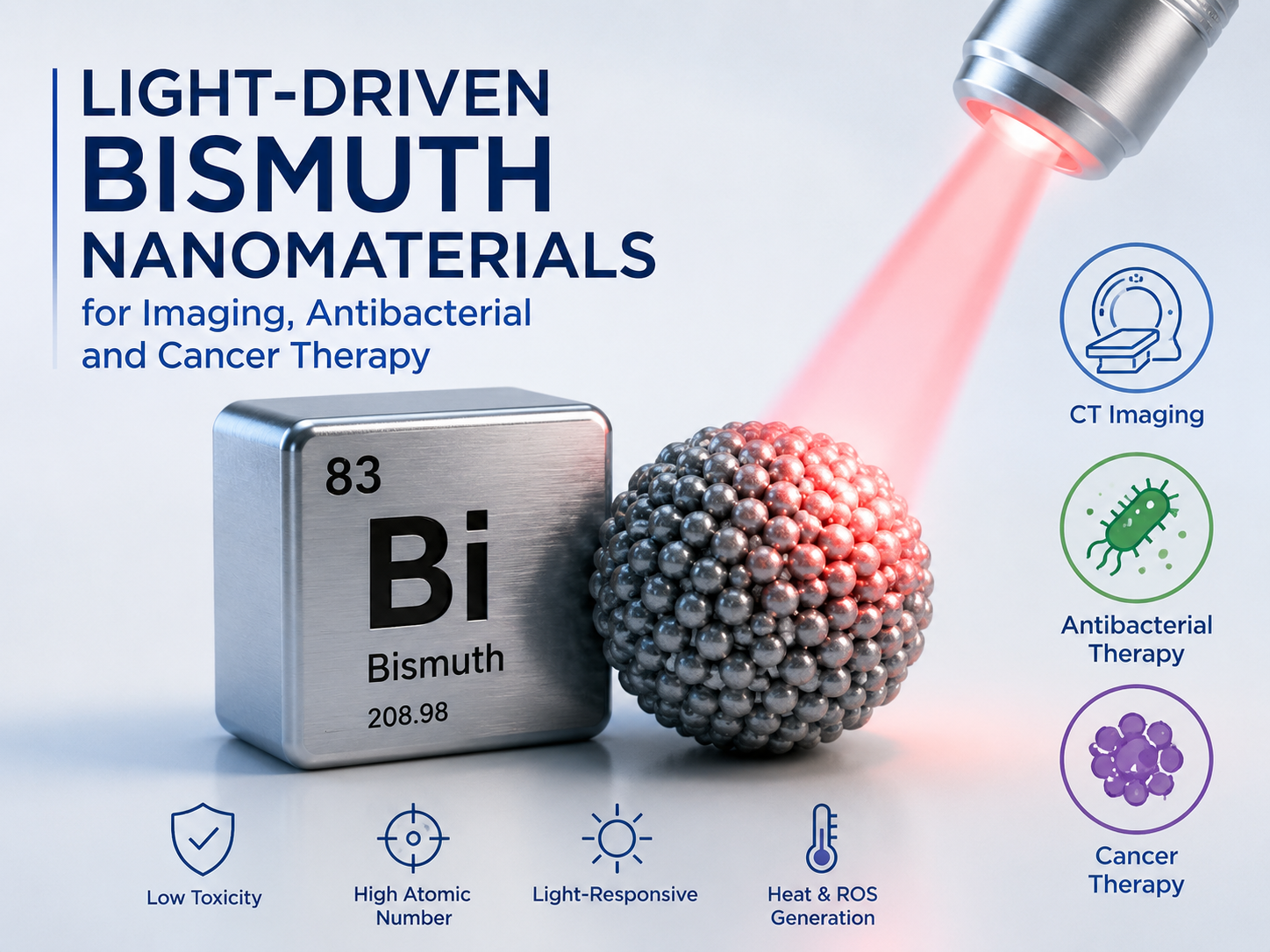 Study: Light-driven bismuth-based biomedical nanoplatforms: opportunity and challenge