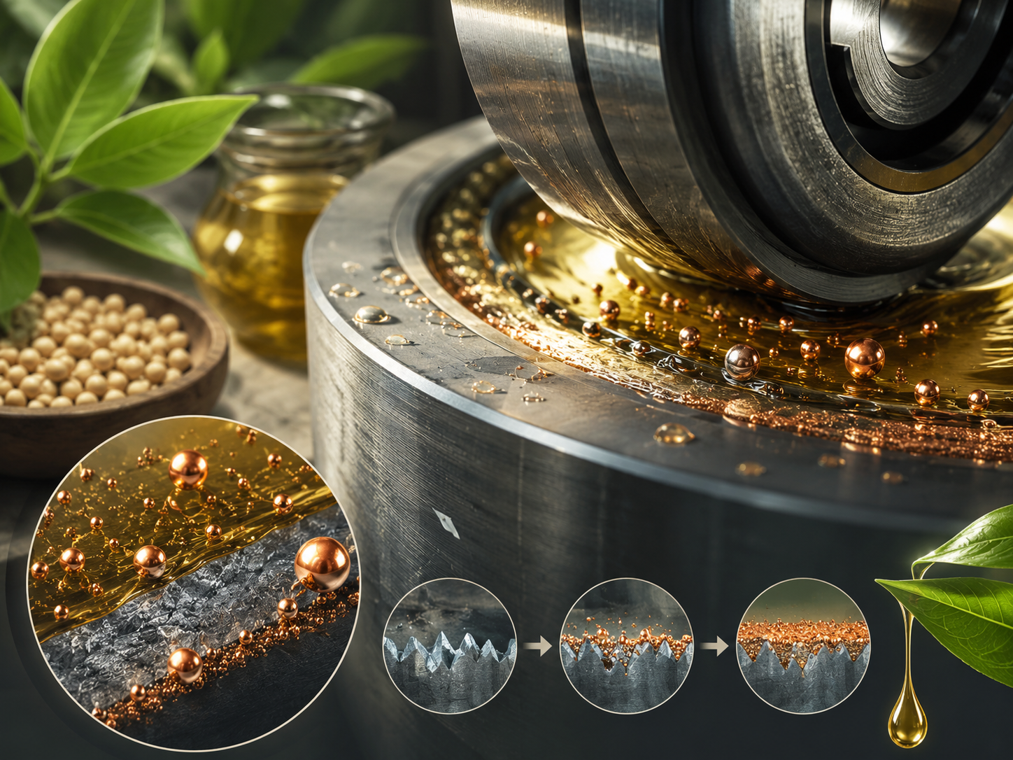 Copper Nanoparticles Could Turn Vegetable Oils Into High-Performance Lubricants