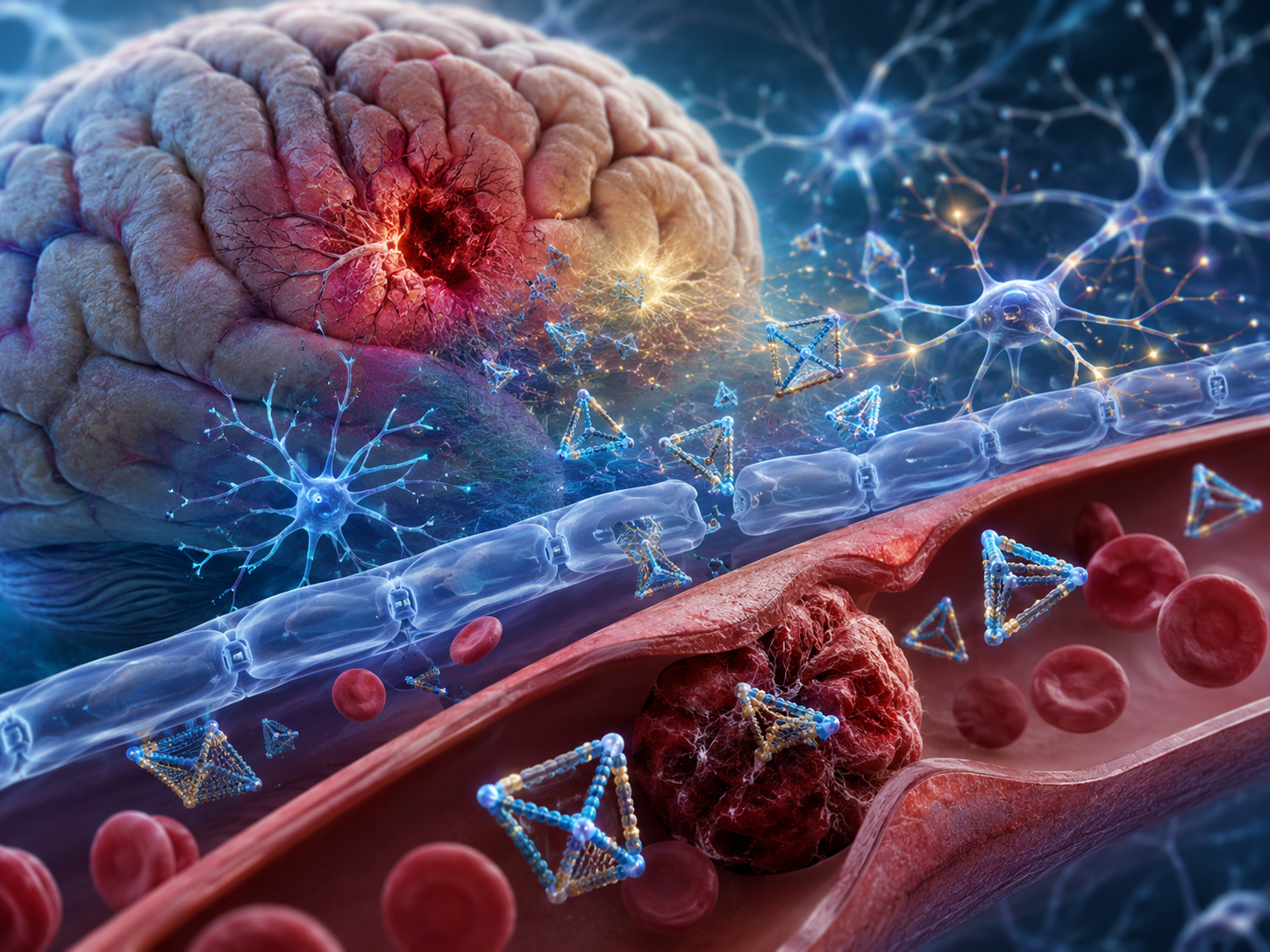 Paper: Prospects of DNA nanotechnology in stroke repair and regeneration image credit: AI-generated image created using ChatGPT/OpenAI
