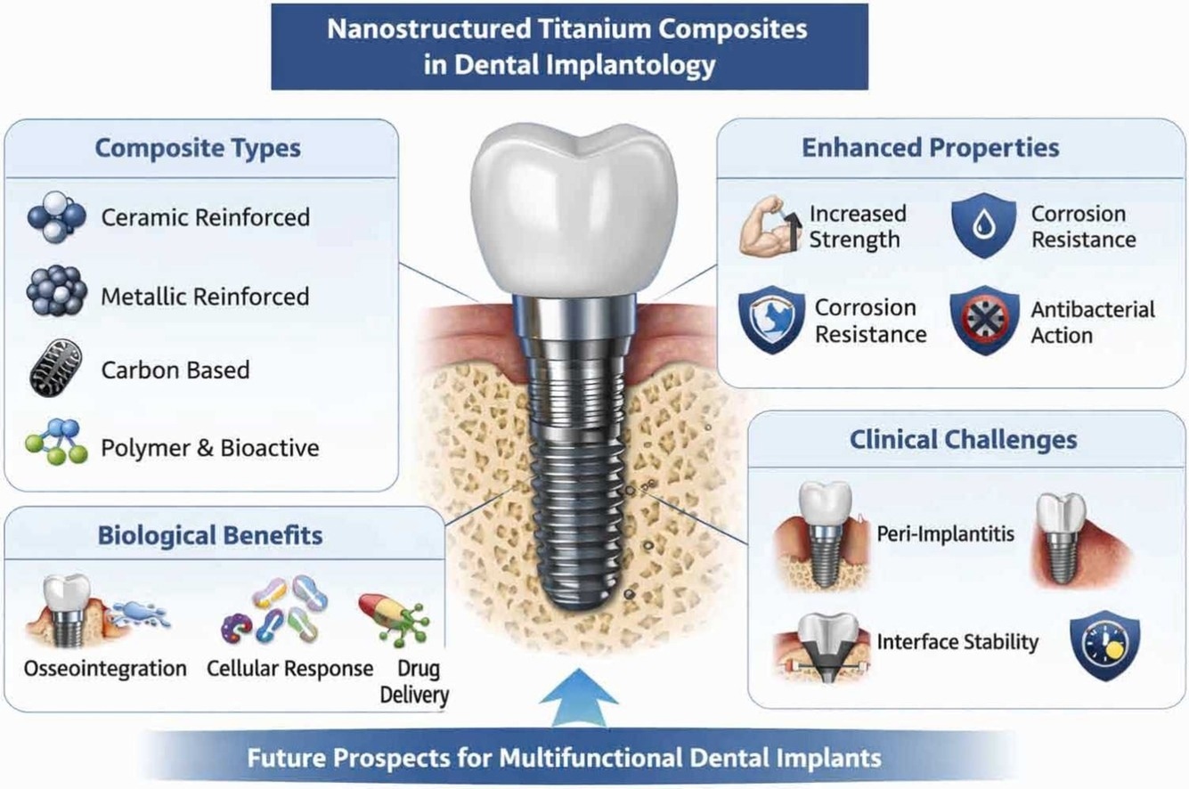 Nano-Engineered Titanium Could Shape Safer, Smarter Dental Implants