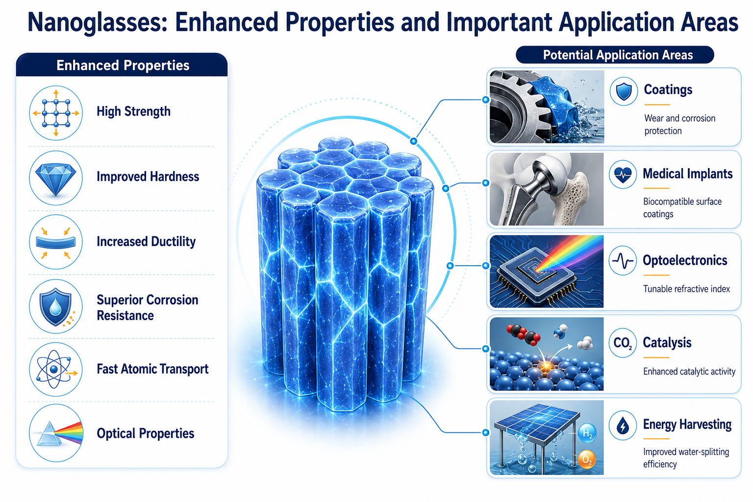 Nanoglass Interfaces Expand the Design Space for Amorphous Materials