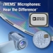 Analog Devices Develops Two New MEMS Microphones for Portable Electronics