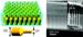 3-D Arrays of Semiconductor Nanopillars Enhance Solar Cells in Optical Efficiency