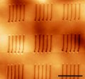 Thermochemical Nanolithography Used to Fabricate Ferroelectric Structures on Plastic Substrates
