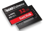 SanDisk iNAND Extreme EFD Supports NVIDIA Tegra 4 Tablet Reference Designs