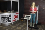Nano-Sized Glass Beads Focus Light in Fully Integrated, Interactive Virtual Presenter