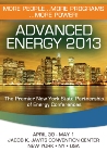 Cutting Edge Technology Entrepreneurs to Convene at Advanced Energy 2013 Conference
