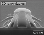 Researchers Carve Nano-Volcanoes Using Light