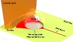 Reconfigurable Plasmofluidic Lens Control SPP-Modulated Nanoscale Light Beams