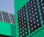 High Pitch and Frequencies Increase Efficiency of Solar Cells Containing Nanorod Clusters