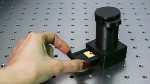 Optical Lab on a Chip with Nanometer Precision