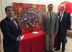 NanoMech Donates Original Artwork to University of Arkansas College of Engineering Nanoscale Institute
