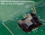 'Thinned' MEMS Wafer Ultrasonic Fingerprint Sensor Images Fingerprint Surface in 3D