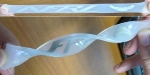Thin, Foldable Material Allows Nano-Thin Silicon Integrated Circuits to be Integrated into Complex Curved Surfaces