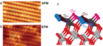 AFM and STM Help Identify Atomic Species at Surface of Anatase Titanium Dioxide