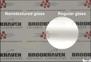 Nanotextured Glass Prevents Glare