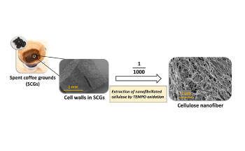 Cellulose Nanofibers from Coffee Grounds Could be Used to Make Bioplastics