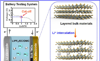 Novel Electrochemical Intercalation Process for Mass Manufacture of TMD Nanosheets