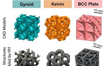 Engineers Create a New Lightweight 3D Printed Smart Architected Material