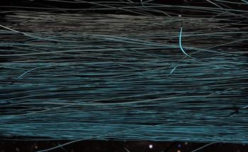 Wavy Nanofiber Yarn Bends and Stretches to Track Muscle Motion