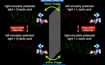 Employing Light to Distinguish Between Particles