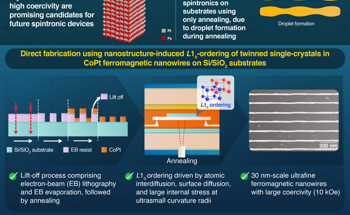 Fabrication of Ultrafine L10-Ordered Co–Pt Nanowires Using a New Technique