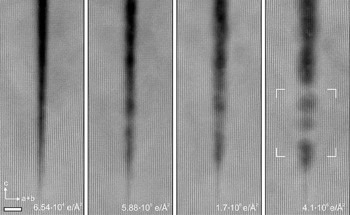 Repairing Nanostructures with Electron Beam Radiation