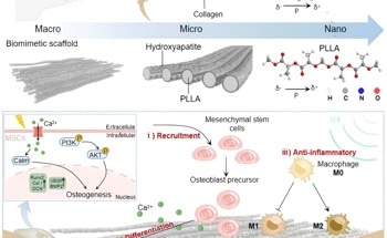 Piezoelectric PLLA Scaffolds Promote Bone Regeneration in Rats