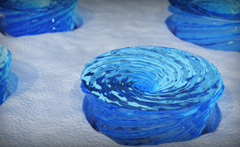 Chiral Textures in Ferroelectric Nanoislands