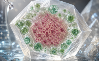 Surface Chemistry Sorts Nanoparticles Inside Growing Calcite Crystals
