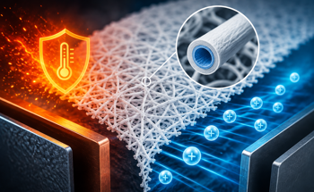 How Core-Shell Nanofibers Could Make Flexible Batteries More Heat-Resistant