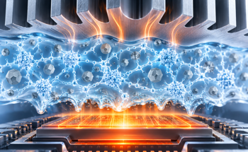 Heat-Responsive Fluorofluidic Gel Lowers Contact Resistance in High-Heat Electronics