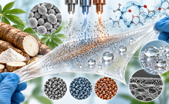 Sparking Nanometal Oxides Strengthens Starch-Based Bioplastic Surfaces