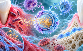 Hybrid Immune-Cell Nanoparticles Reduce Inflammation and Bone Loss in Periodontitis