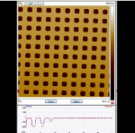 Scan of Diffraction Grating with Dimension FastScan