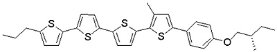 AZoNano - The A to Z of Nanotechnology - The cholesteric liquid crystalline semiconductor we have newly synthesized.